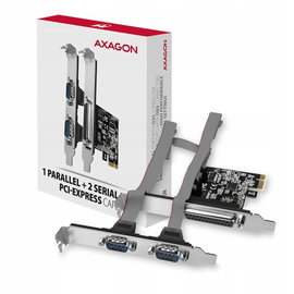Kontroler Axagon Kontroler 1x port równoległy LPT + 2x port szeregowy RS232