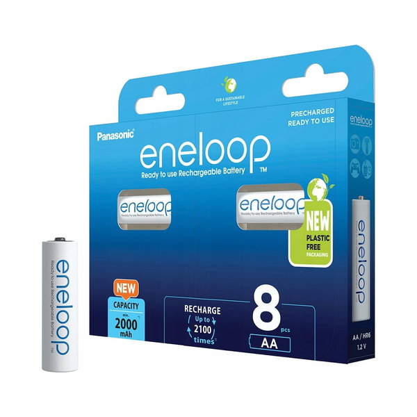 Bateria Panasonic ENELOOP AA 2000mAh 8 szt