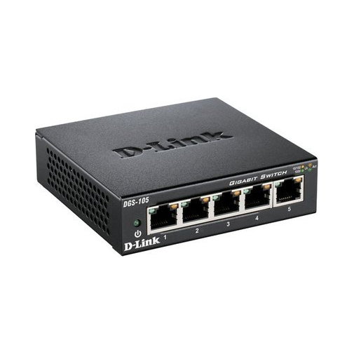 Switch D-Link 5p DGS-105 (5x10/100/1000Mbit)