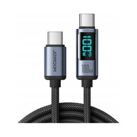JoyRoom Prism Series A16 USB-C / USB-C 100W 1.2m z wyświetlaczem LED