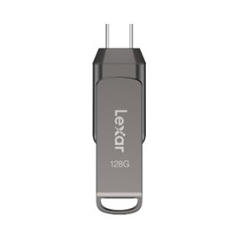 Pendrive Lexar JumpDrive D400 128 GB USB 3.1 typ C szary