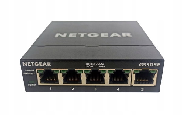 Switch Netgear 5p GS305E (5x10/100/1000Mbit)