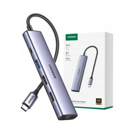 Hub USB UGREEN CM478 Adapter HUB USB-C do HDMI USB-A 3.0 2x USB-A 2.0 PD