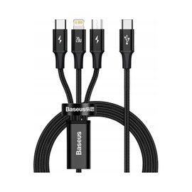 Kabel USB Baseus Kabel USB 3w1 Rapid Series 20W 1.5m
