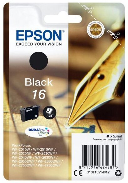 Tusz Epson T16 black 5.4ml