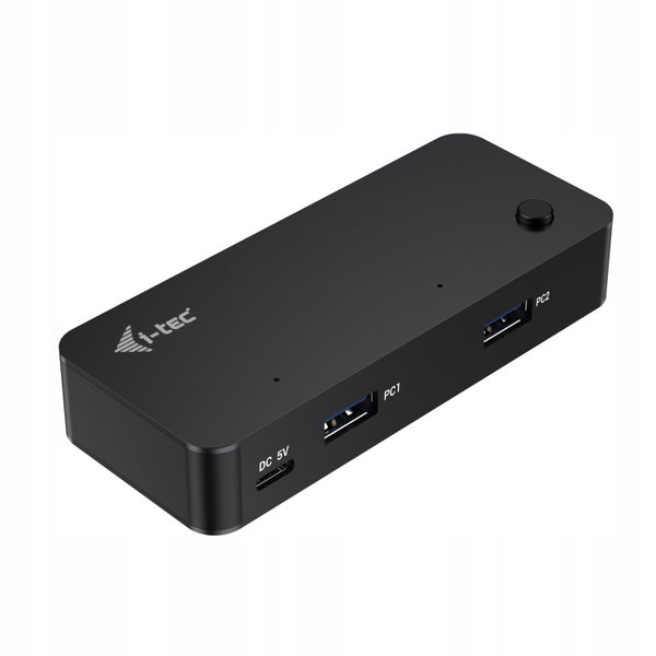 Hub USB i-tec USB-C/USB-A Universal KVM HUB + USB-C PowerIn 15W max