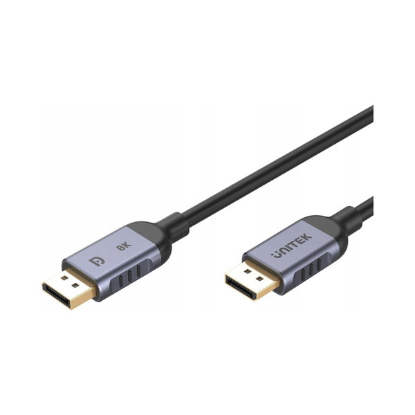 Unitek DisplayPort 1.4 (4K/240Hz, HDR, HDCP 2.3, DSC 1.2) 3m