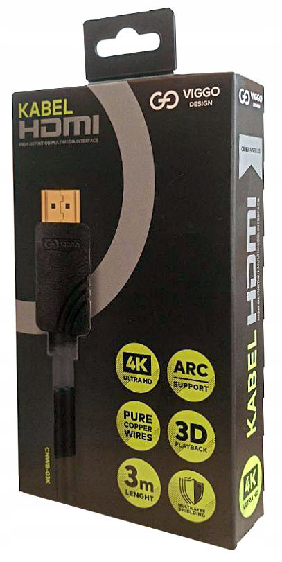 Kabel Viggo Design chwb-03k HDMI - HDMI 3 m