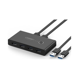 Hub USB UGREEN Switch Box HUB 4 x USB (na 2 komputery)