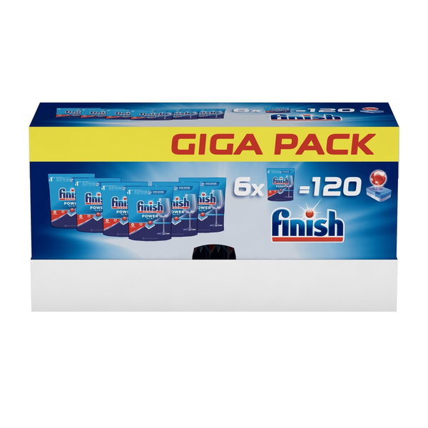 FINISH 6x20szt All in 1 Regular MEGA PROMO Tabletki do zmywarki