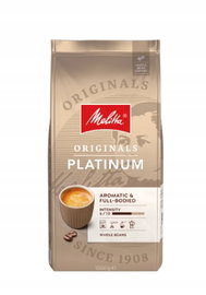 Kawa ziarnista mieszana Melitta Originals Platinum 1000g