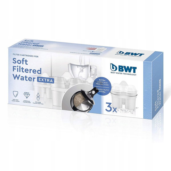Wkład filtrujący do dzbanka BWT Soft Filtered Water Extra 3 szt.