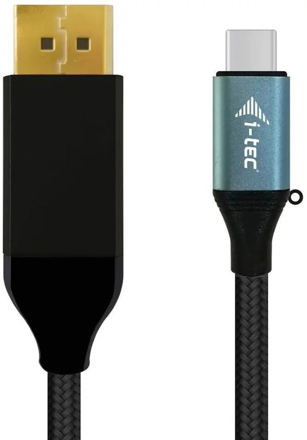 i-tec Adapter USB-C / TB3 Display Port 4K/60Hz QHD/144Hz kabel 2m