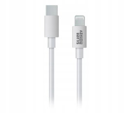 Kabel Silver Monkey USB typ C - Apple Lightning 3 m biały