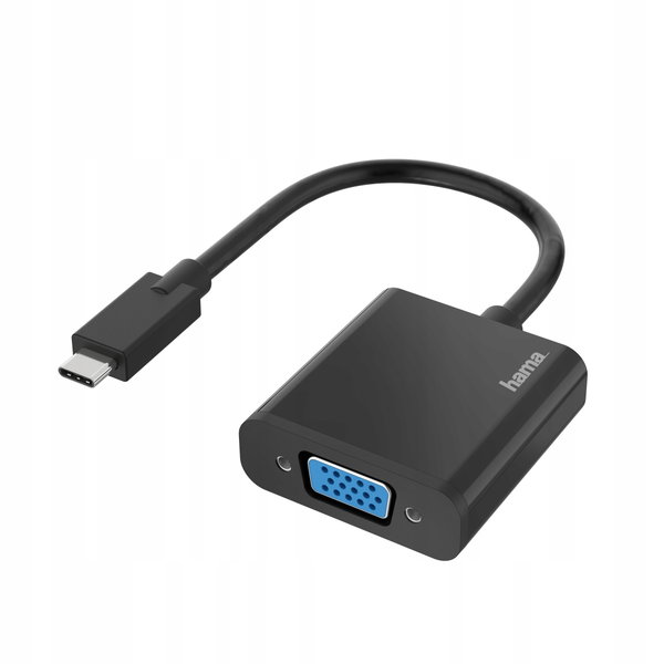 PRZEJŚCIÓWKA HAMA USB-C - VGA z przewodem