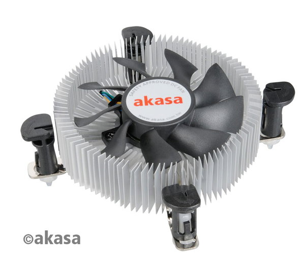 Chłodzenie procesora Akasa AK-CCE-7106HP Low Profile 74mm