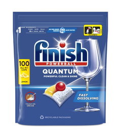 Kapsułki do zmywarki Finish Quantum All in 1 cytrynowe 100 szt.