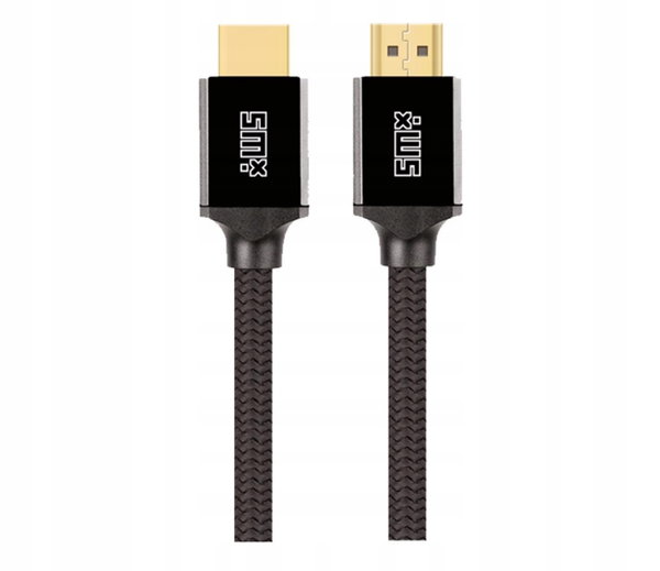 Silver Monkey X Kabel HDMI v 2.1 3m (certyfikat HDMI v 2.1) czarny