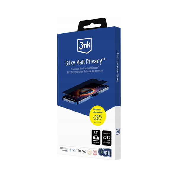 Folia ochronna 3mk Silky Matt Privacy do iPhone 17 Pro