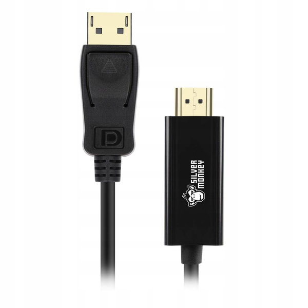 Kabel Silver Monkey DisplayPort 1.4 - HDMI 3m