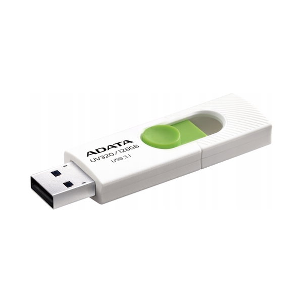 Pendrive ADATA 128GB UV320 biało-zielony