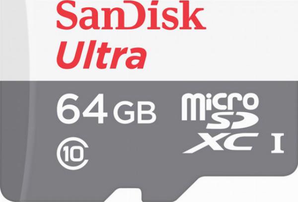 Karta microSD Sandisk 64GB microSDXC Ultra 100MB/s C10 UHS-I