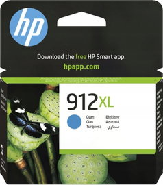 Tusz HP 912XL cyan do 825str. Instant Ink