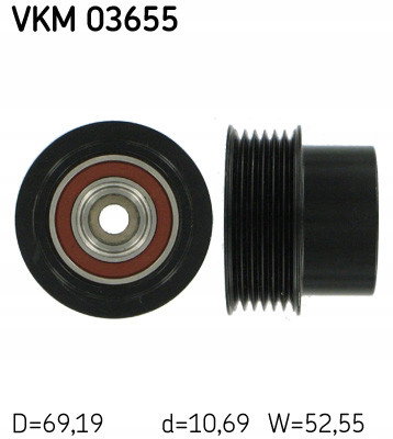 Koło pasowe alternatora SKF VKM 03655