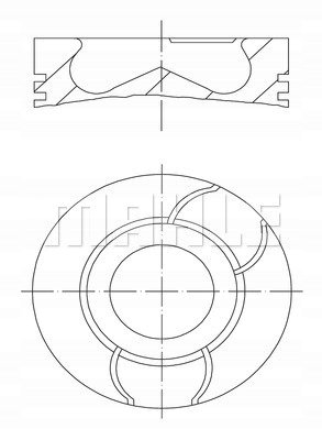 Tłok MAHLE 021 PI 00124 000