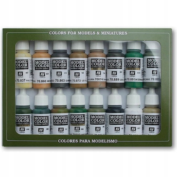 Vallejo: 70.109 - Model Color Set - Allied Forces WWII (16 x 18 ml)