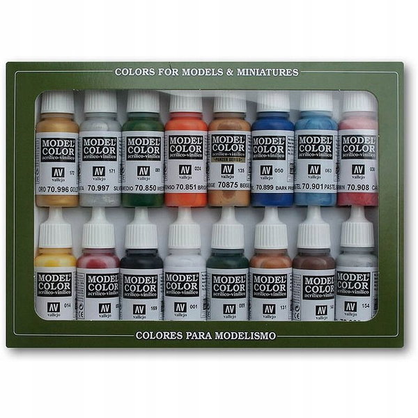 Vallejo: 70.101 - Model Color - Figure - Folkestone Basics (16 x 18 ml)