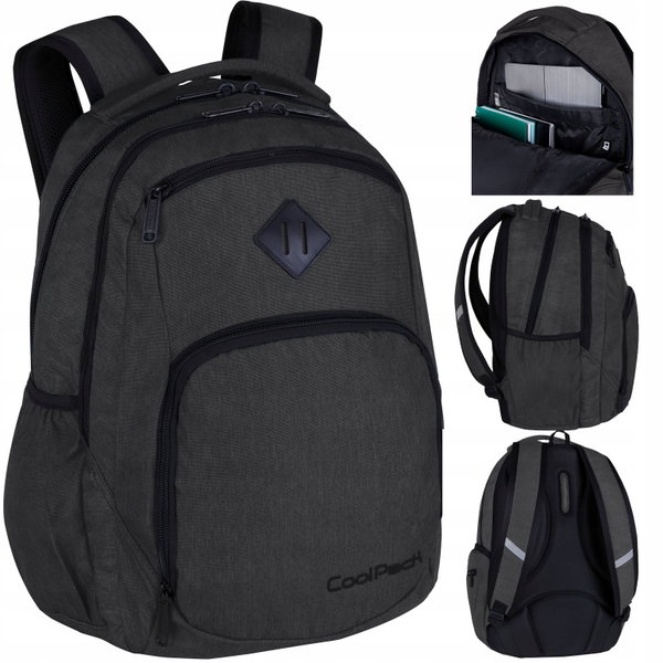 Plecak 2-komorowy Coolpack Break Snow Black