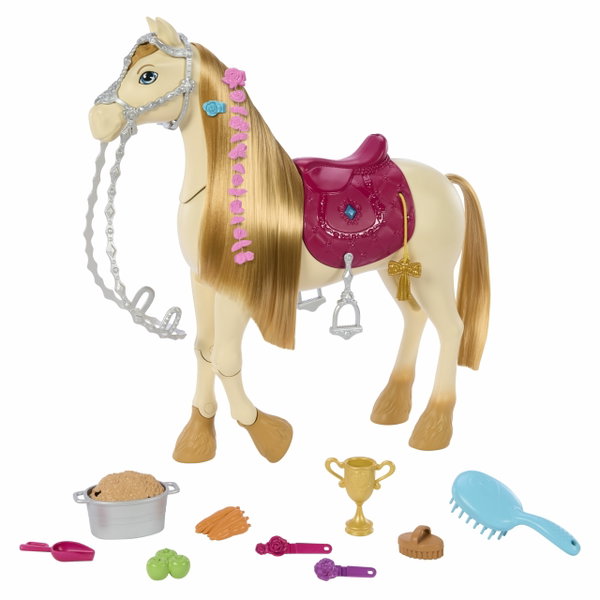 Tańczący koń z akcesoriami Barbie