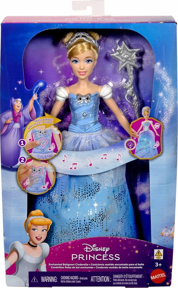 Disney Princess Lalka Księżniczka Kopciuszek
