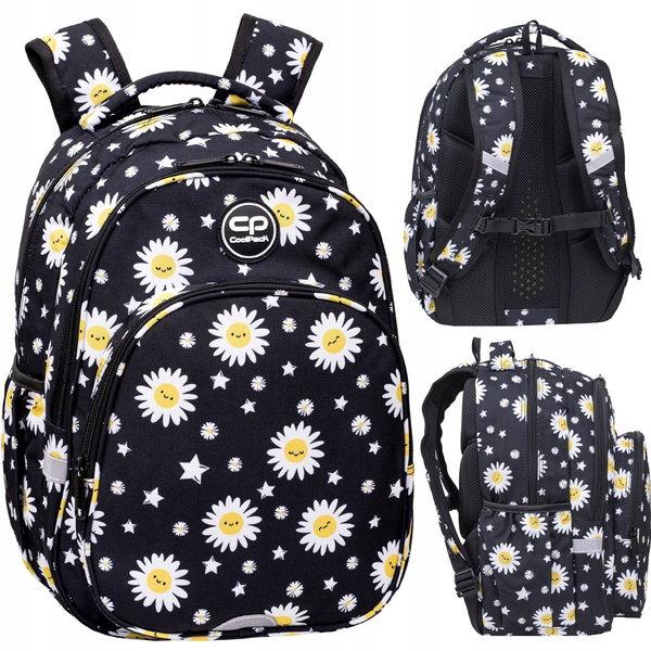 Plecak młodzieżowy Coolpack Base Plus Daisy Black
