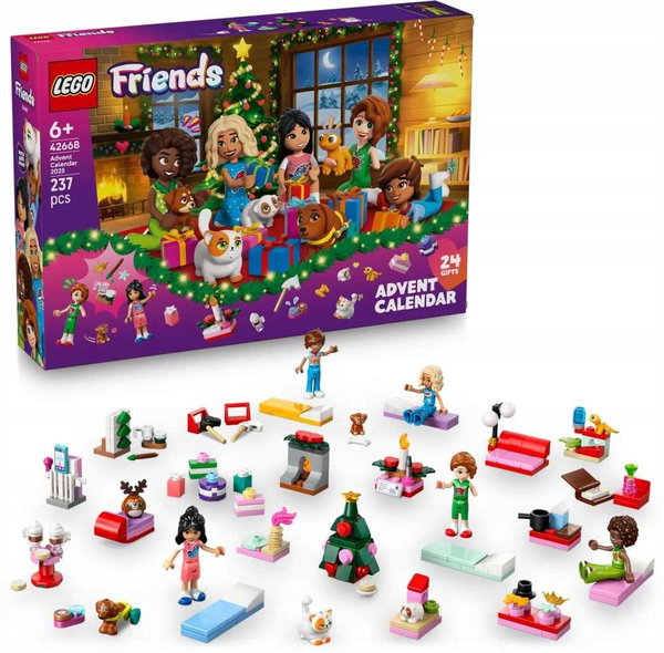 LEGO Kalendarz adwentowy na 2025 rok 42668