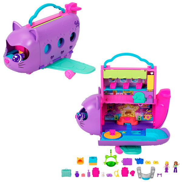 Polly Pocket Kotolot Koci Samolot