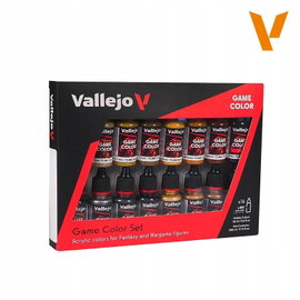 Vallejo: 72.189 - Game Color - Leather & Metal (8 x 18 ml)