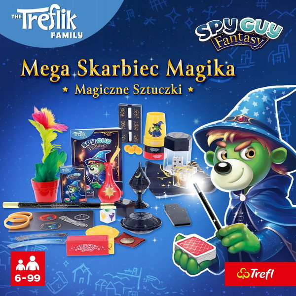 Magiczne sztuczki Mega Skarbiec Magika Spy Guy