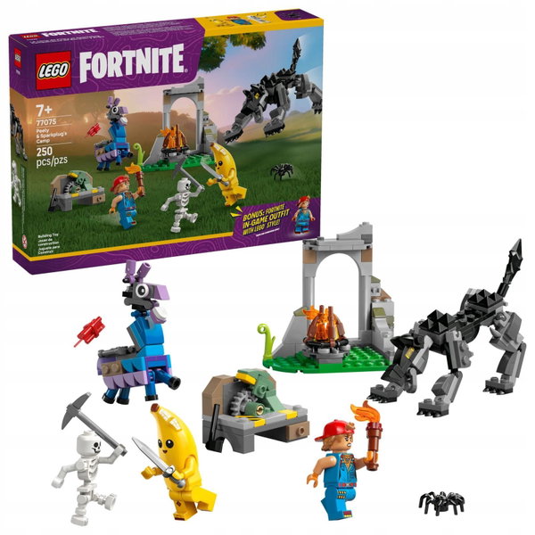 LEGO Skórek i Iskra oraz obóz 77075