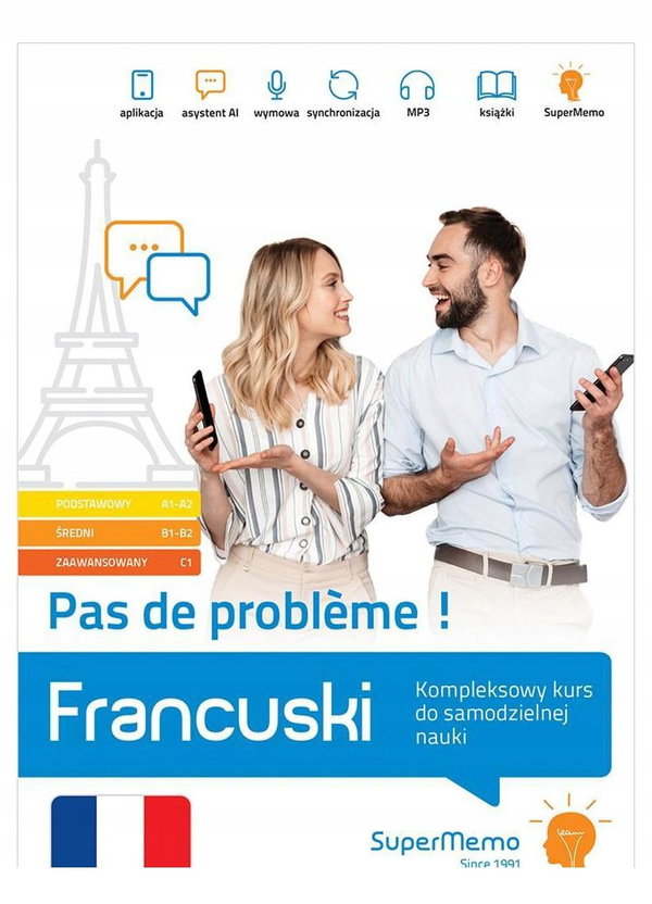 Pas de probleme! Francuski Kompleksowy kurs A1-C1