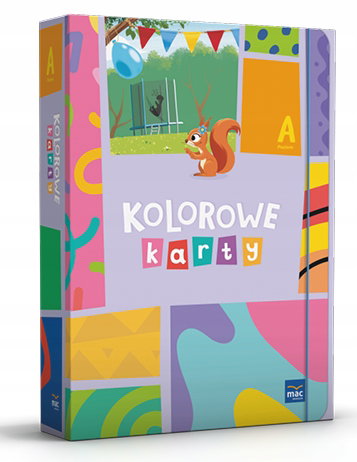 Kolorowe karty Trzylatek Poziom A Pakiet
