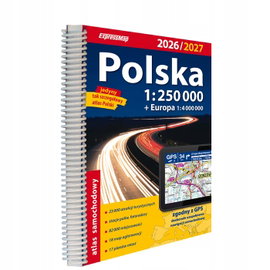 Atlas samochodowy Polska 1:250 000 w.2026/2027