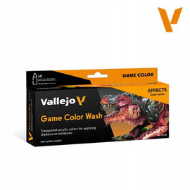 Vallejo: 72.190 - Game Color - Game Color Wash (8 x 18 ml)