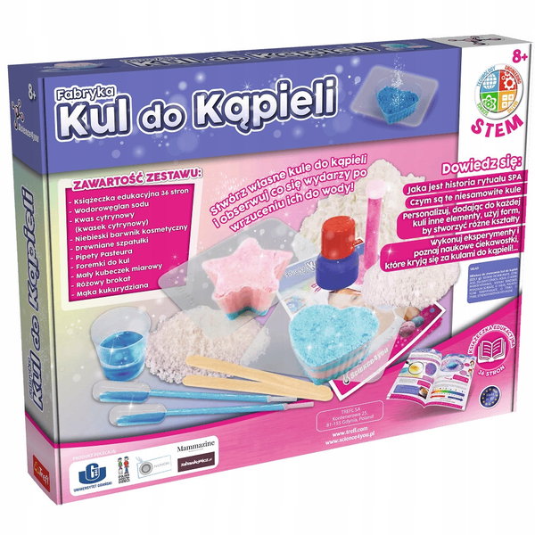 Fabryka kul do kąpieli. Science4you. Trefl. 61096