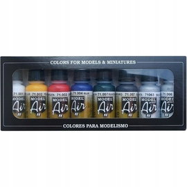 Vallejo: 71.174 - Model Air - Basic Colors (8x17 ml)