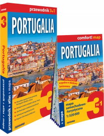 Portugalia 3w1: przewodnik + atlas + mapa w.2025 - Janusz Andrasz