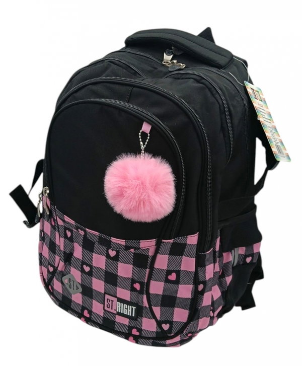 Plecak 4 komorowy BP1 Pink Checkered