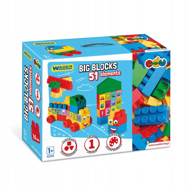 Big Blocks klocki 51 elementów