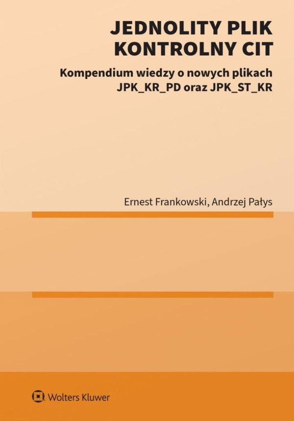 Jednolity Plik Kontrolny CIT - Ernest Frankowski